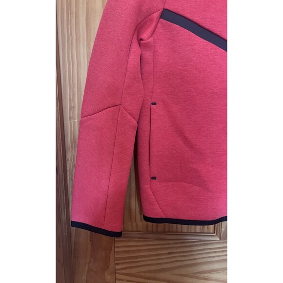 Nike Sportswear Tech Fleece Kids' Full Zip Red Hoodie Size Medium HV5867-672 - Picture 5 of 10